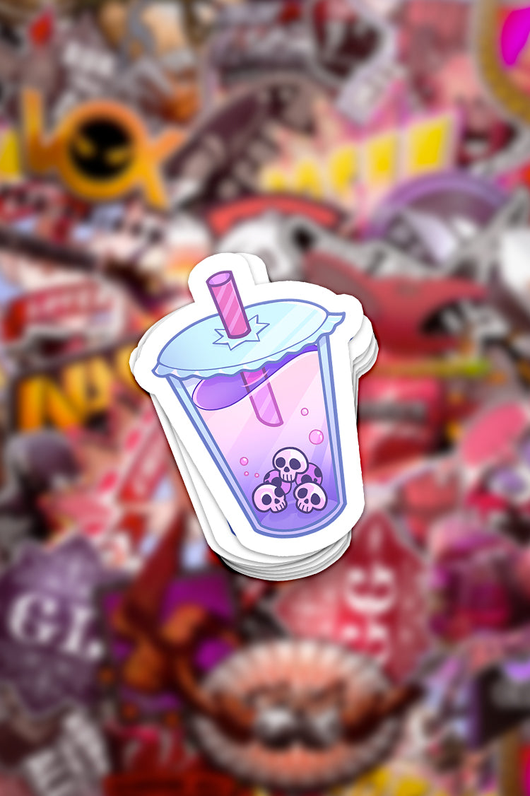 "Boneba Tea" Die-Cut Vinyl Sticker