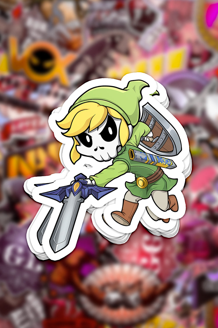 "Hero of Time" Cosplay Die-Cut Vinyl Sticker
