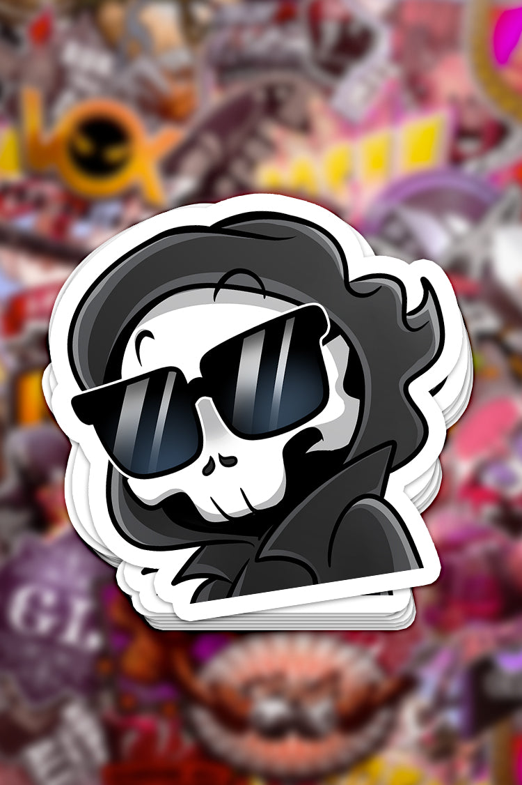 "Cool Guy" Die Cut Vinyl Sticker