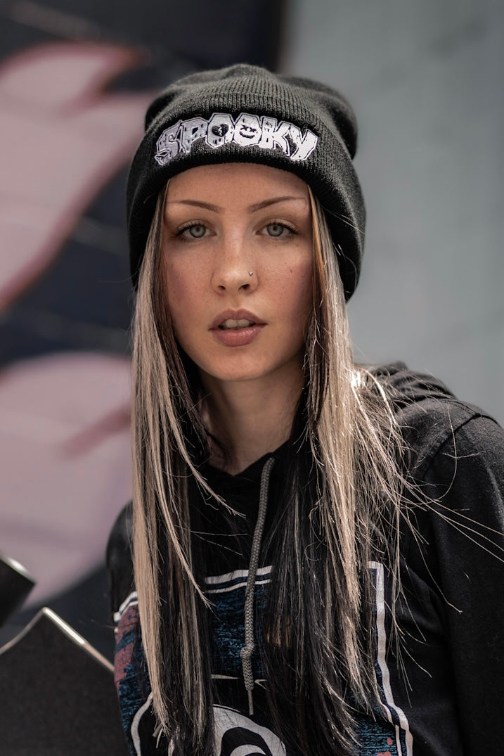 "Spooky" Cuffed Beanie