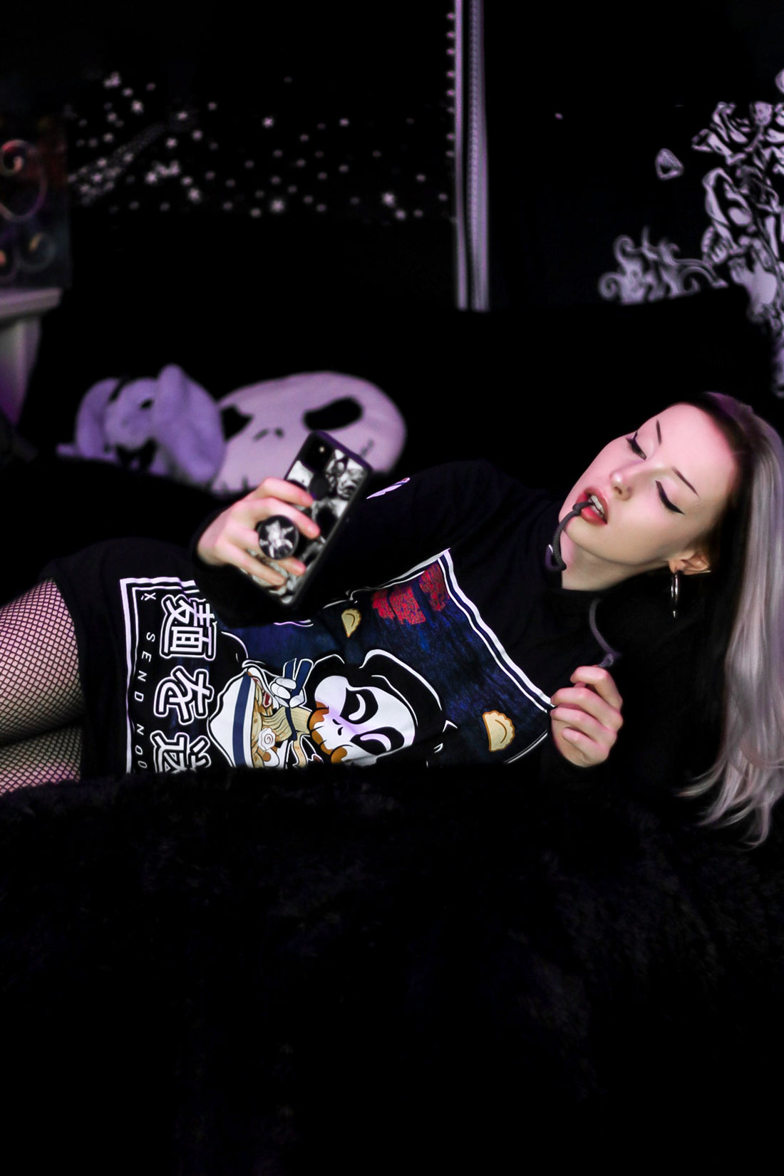 "Send Noods" Hooded Longsleeve Unisex T-Shirt