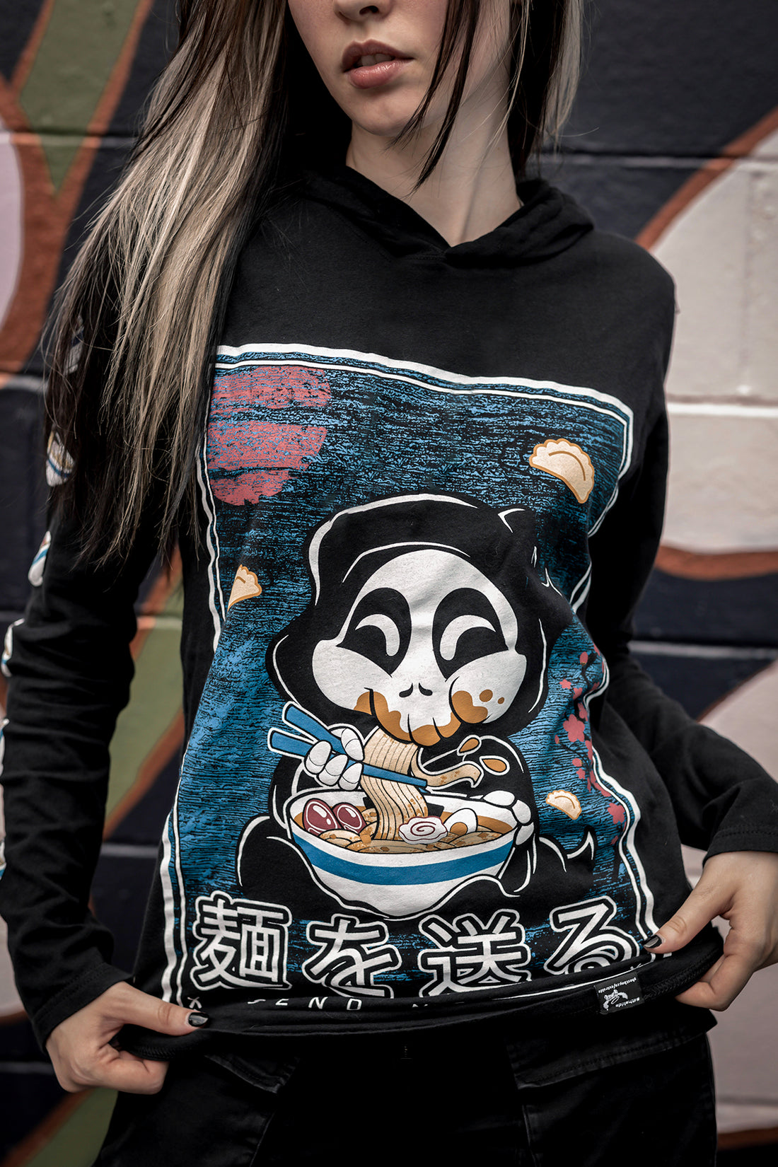 "Send Noods" Hooded Longsleeve Unisex T-Shirt