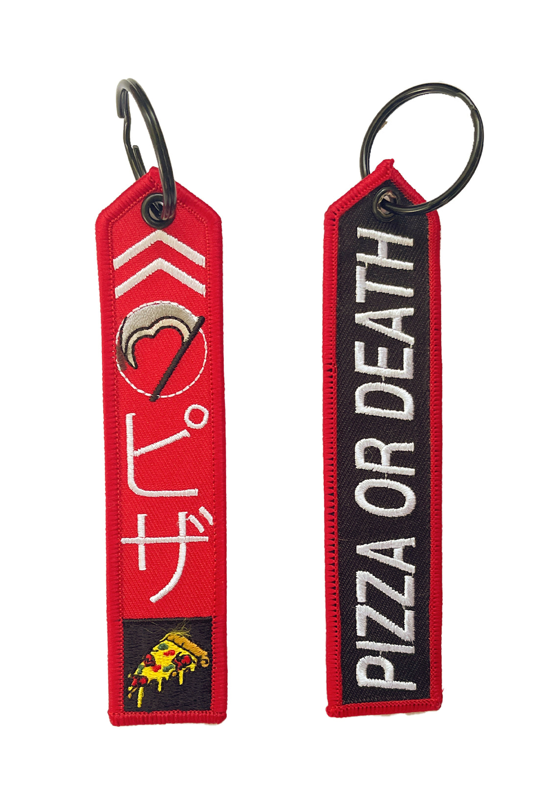 "Pizza or Death" Flight Tag